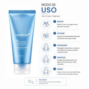 Espuma De Limpieza Facial Medicube Zero Foam Cleanser 120g - Imagen 4
