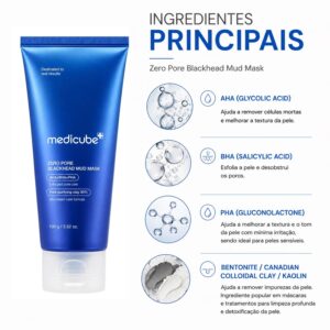 Máscara Facial Medicube Zero Pore Blackhead Mud 100g - Imagen 2