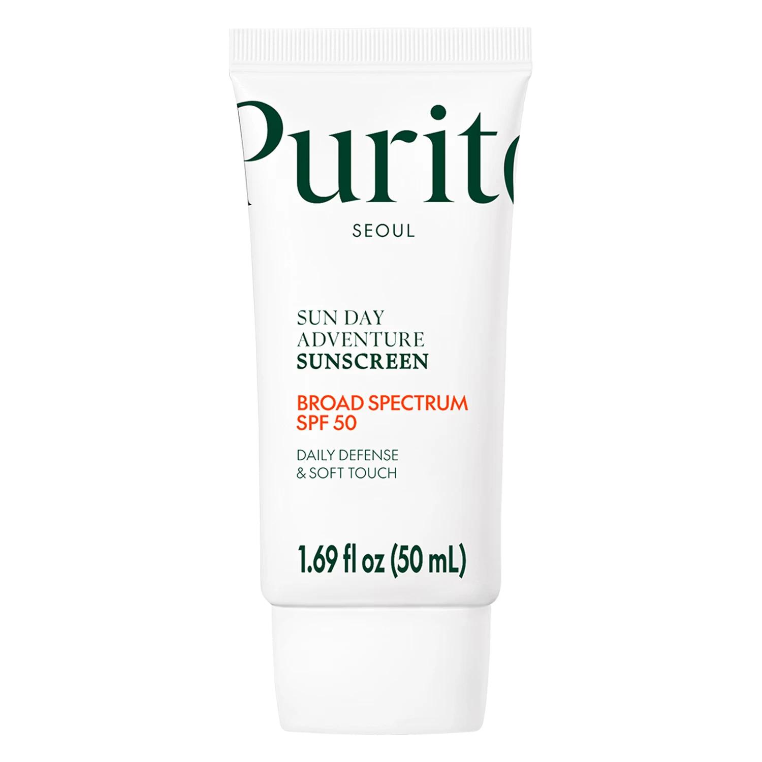 Protector Solar Facial Purito Seoul Sun Day Adventure Sunscreen Broad Spectrum SPF 50 50ml