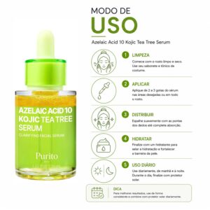 Sérum Facial Purito Azelaic Acid 10 Kojic Tea Tree 30ml - Imagen 4