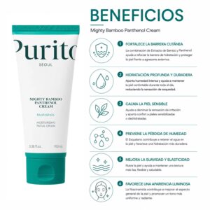 Creme Facial Purito Seoul Mighty Bamboo Panthenol 100ml - Imagen 3