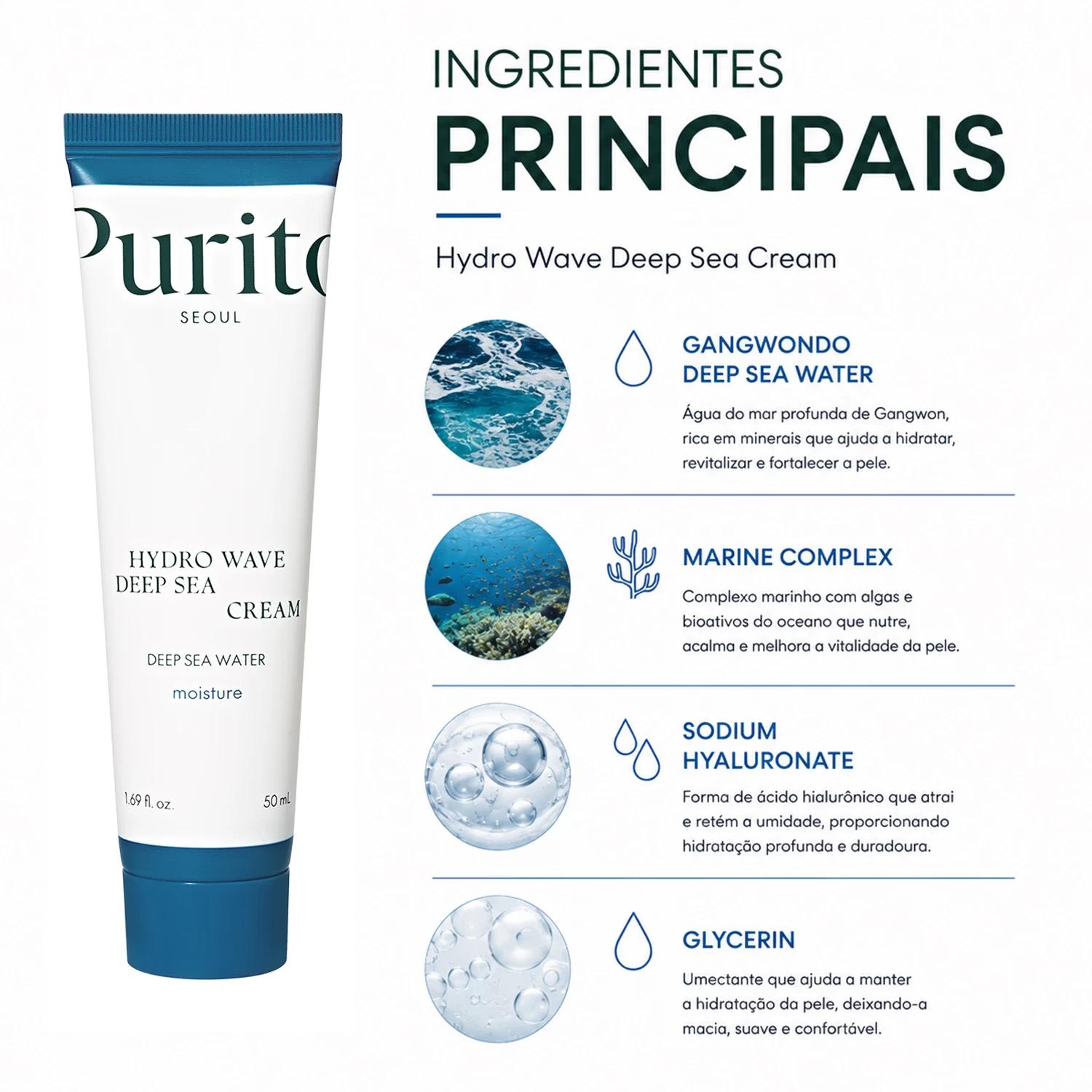 Creme Purito Hydro Wave Deep Sea 50ml - Imagen 2
