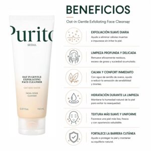 Gel de Limpeza Esfoliante Facial Purito Seoul Oat In Gentle Exfoliating Face Cleanser 150ml - Imagen 3