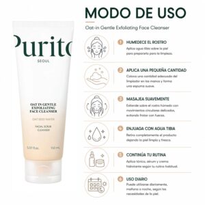 Gel de Limpeza Esfoliante Facial Purito Seoul Oat In Gentle Exfoliating Face Cleanser 150ml - Imagen 4