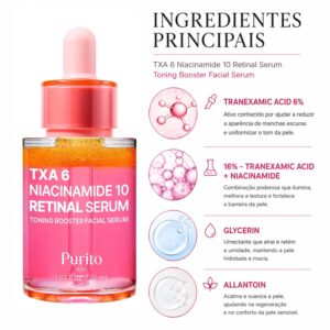 Sérum Facial Purito TXA 6 Niacinamide 10 Retinal 30ml - Imagen 2