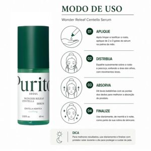 Sérum Facial Purito Wonder Releaf Centella Unscented 60ml - Imagen 4