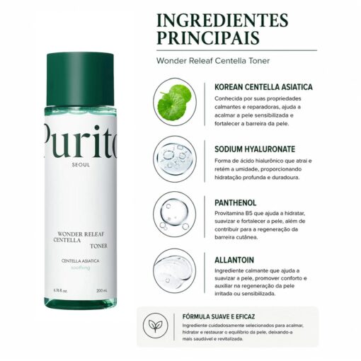 Alternative view of Tónico Facial Purito Wonder Releaf Centella Unscented Toner 200ml
