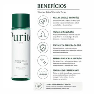Tónico Facial Purito Wonder Releaf Centella Unscented Toner 200ml - Imagen 3