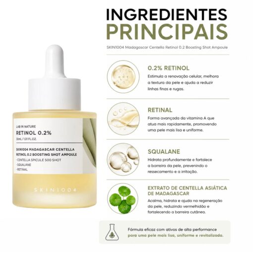 Alternative view of Sérum Facial SKIN1004 Retinol 0.2 Boosting Shot 30ml