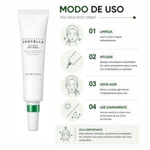 Creme para Manchas SKIN1004 Madagascar Centella Tea-Trica Spot 20ml - Imagen 4