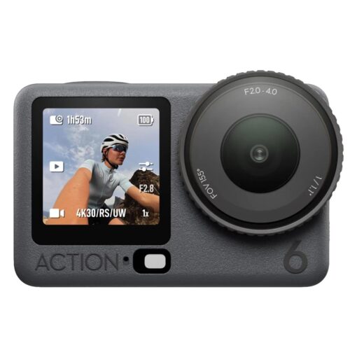 Camara De Acción Dji Osmo Action 6 Standard Combo 38mp Wifi - Negro