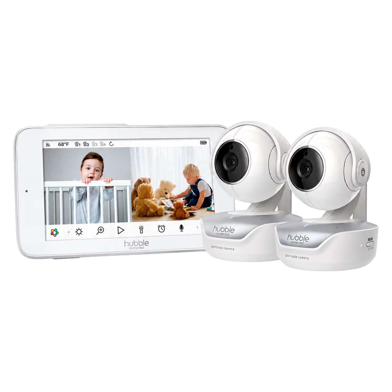 Baba Elet Hubble Nursery Pal Deluxe Twin 2c/300m/wifi/alexa-google/noc - Imagen 2