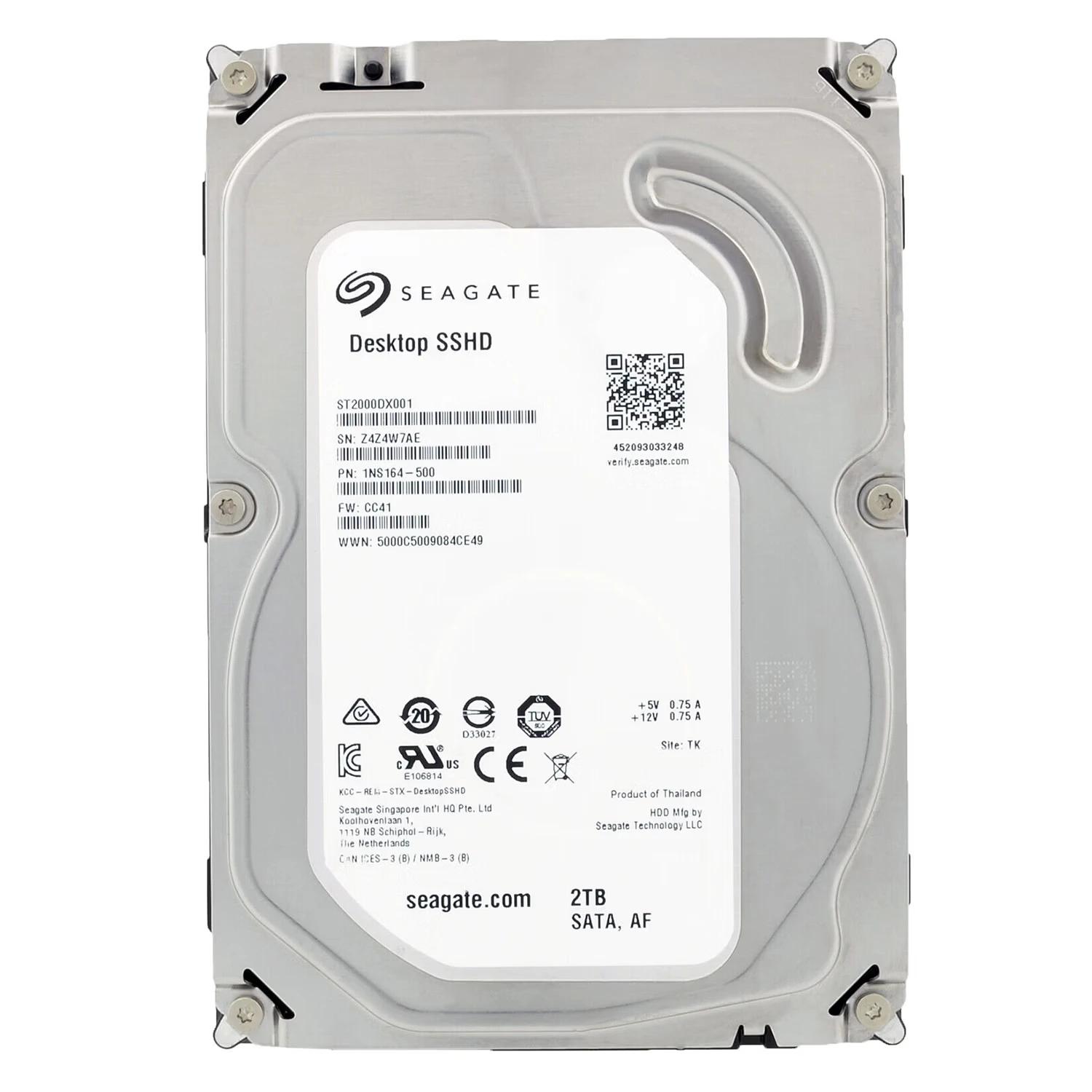 Hd Seagate Desktop Sshd Pull 2tb 3.5" Sata 3 7200rpm - Sst2000dx001
