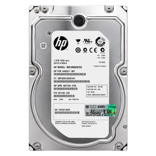 Hd Toshiba Enterprise Hpe Pull 2tb 3.5" Sata 3 7200rpm - Mb2000gcwda