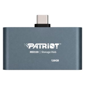 Hub Usb-c Patriot Pmd128gh013 128gb 3 En 1 - Gris