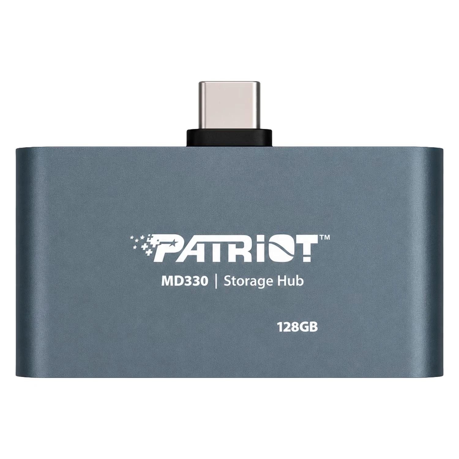 Hub Usb-c Patriot Pmd128gh013 128gb 3 En 1 - Gris