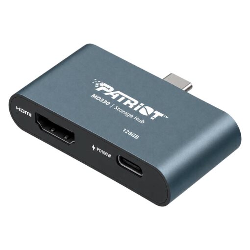 Alternative view of Hub Usb-c Patriot Pmd128gh013 128gb 3 En 1 - Gris