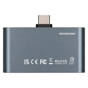 Hub Usb-c Patriot Pmd128gh013 128gb 3 En 1 - Gris - Imagen 3