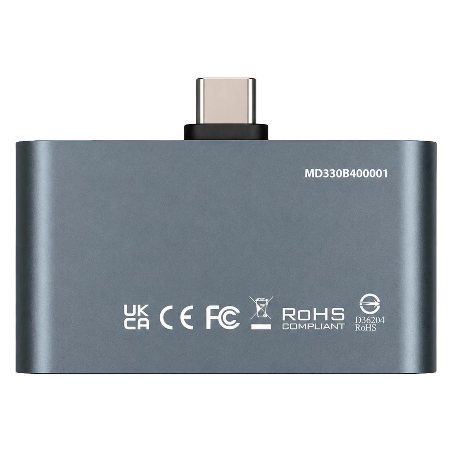 Hub Usb-c Patriot Pmd128gh013 128gb 3 En 1 - Gris - Imagen 3