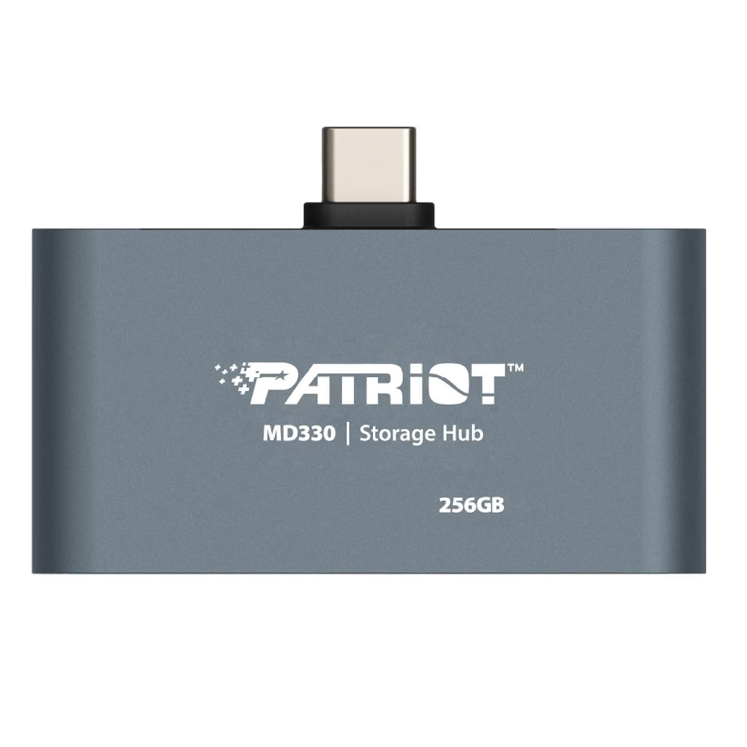 Hub Usb-c Patriot Pmd256gh013 256gb 3 En 1 - Gris