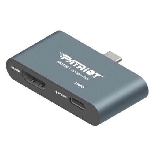 Alternative view of Hub Usb-c Patriot Pmd256gh013 256gb 3 En 1 - Gris
