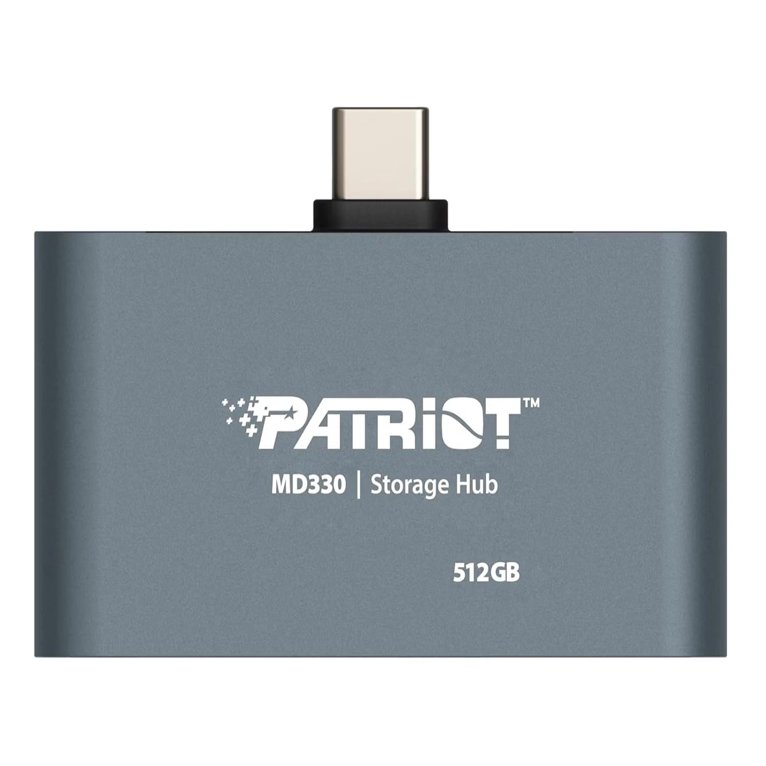 Hub Usb-c Patriot Pmd512gh013 512gb 3 En 1 - Gris