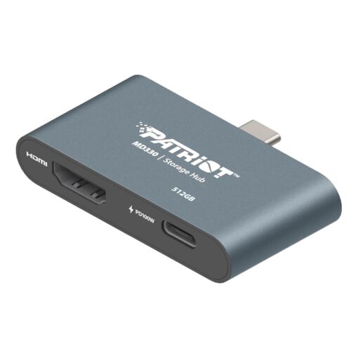 Alternative view of Hub Usb-c Patriot Pmd512gh013 512gb 3 En 1 - Gris