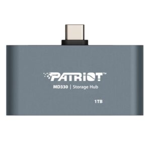 Hub Usb-c Patriot Pmd1th013 1tb 3 En 1 - Gris