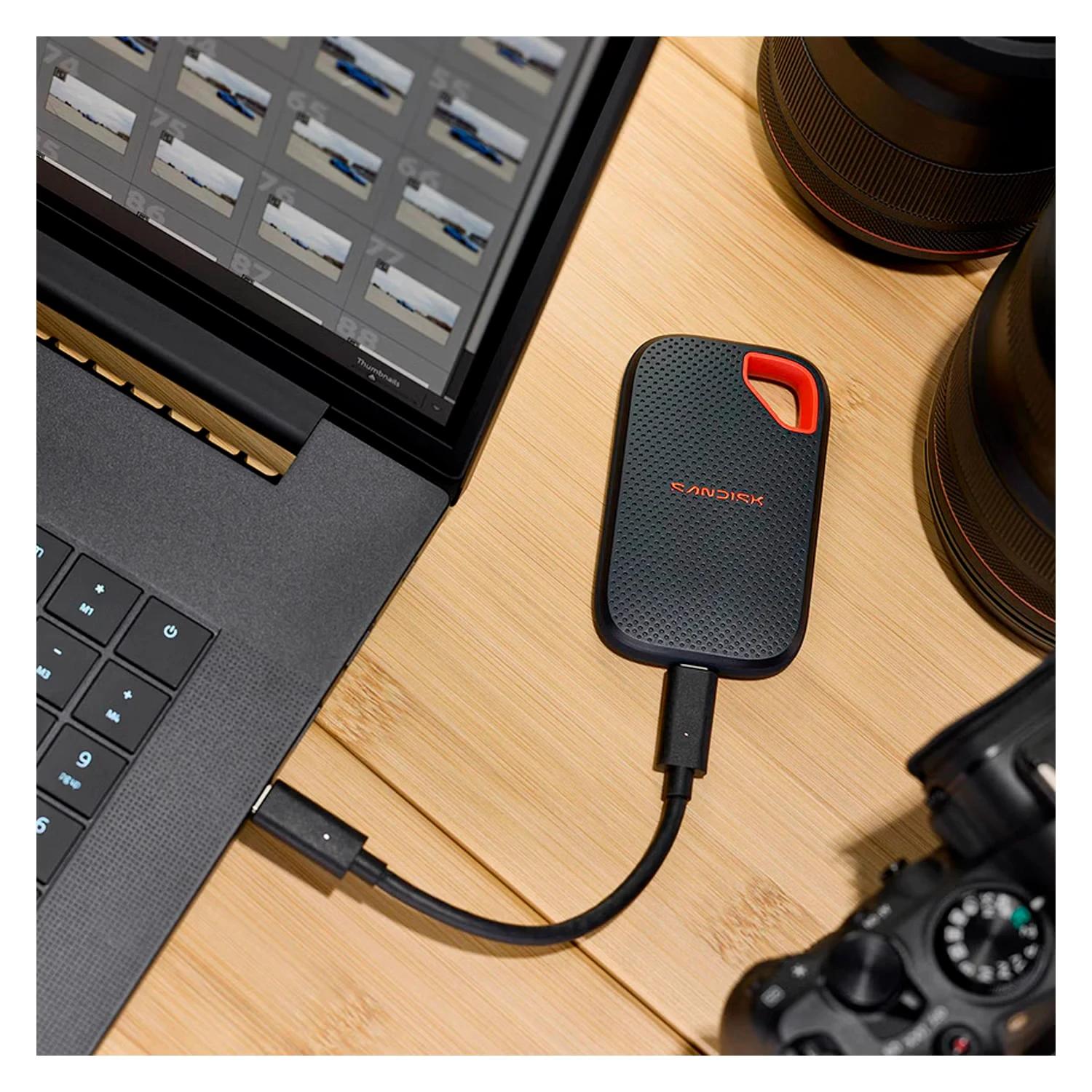 SSD Externo Portátil Sandisk Extreme 2TB USB-C - SDSSDE70-2T00-G25 - Imagen 3