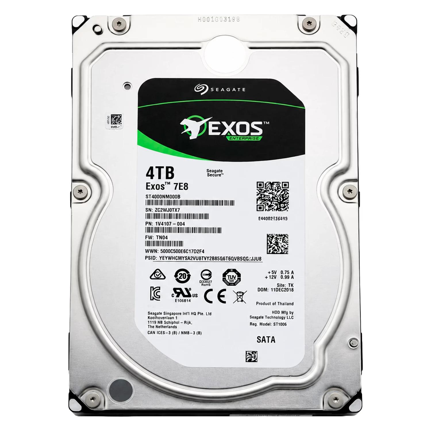 HD Seagate Enterprise Capacity Pull 4TB 3.5" SATA 3 7200RPM - ST4000NM0035