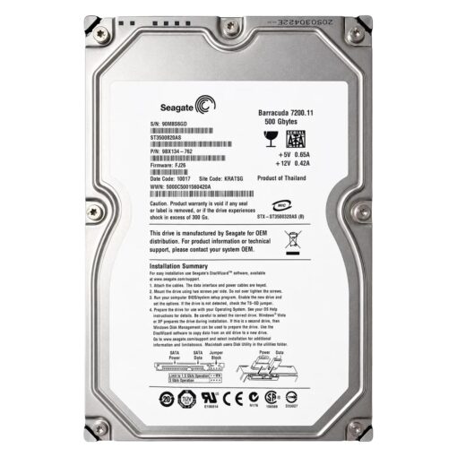 Hd Seagate Barracuda Pull 500gb 3.5" Sata 2 7200rpm - St3500820as