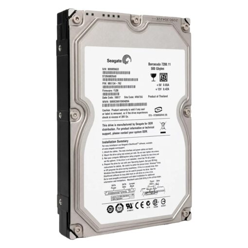 Alternative view of Hd Seagate Barracuda Pull 500gb 3.5" Sata 2 7200rpm - St3500820as