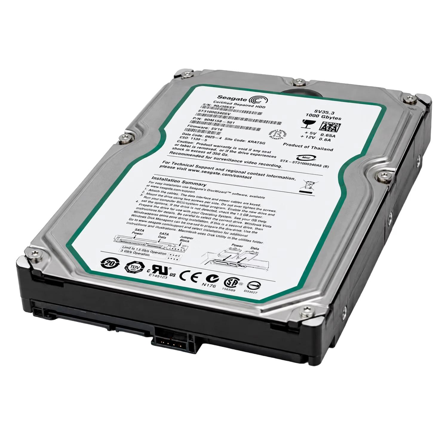 Hd Seagate Sv35.3 Pull 1tb 3.5" Sata 2 5900rpm - St31000340sv - Imagen 2