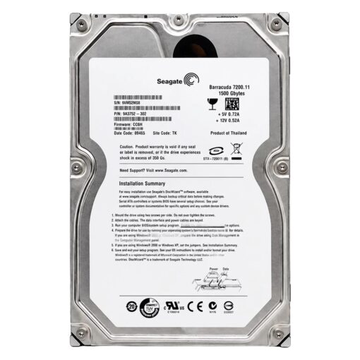Hd Seagate Barracuda Pull 1.5tb 3.5" Sata 2 7200rpm - St31500341as