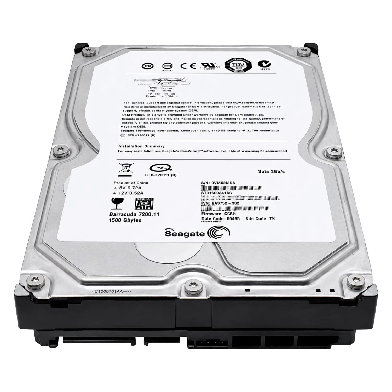 Hd Seagate Barracuda Pull 1.5tb 3.5" Sata 2 7200rpm - St31500341as - Imagen 4