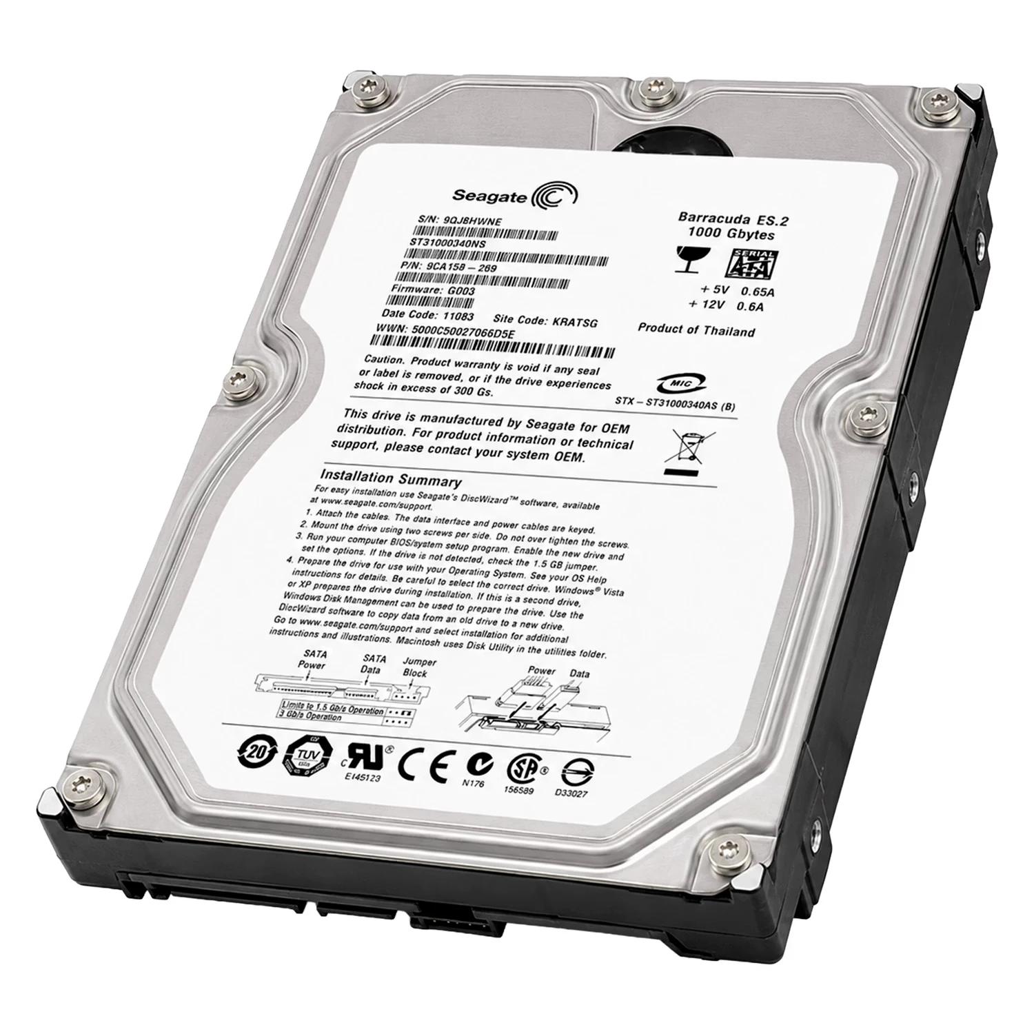 Hd Seagate Barracuda Pull 1tb 3.5" Sata 2 7200rpm - St31000340ns - Imagen 2