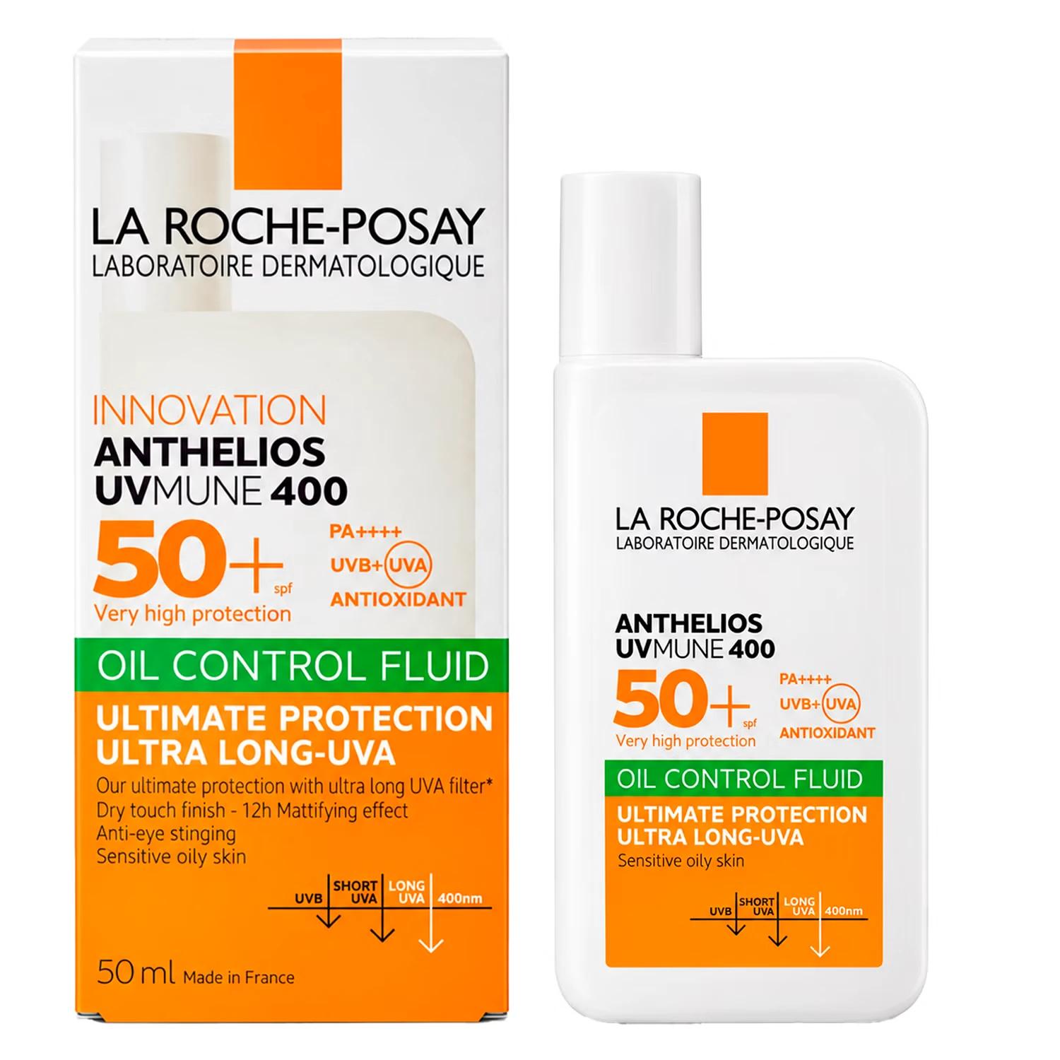 Protector Solar Facial La Roche Posay Anthelios UVMune 400 Oil Control FPS50+ 50ml