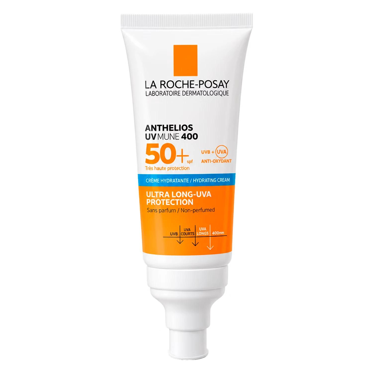 Protector Solar Facial La Roche Posay Anthelios UVMune 400 Hydrating Cream FPS50+ 50ml - Imagen 2