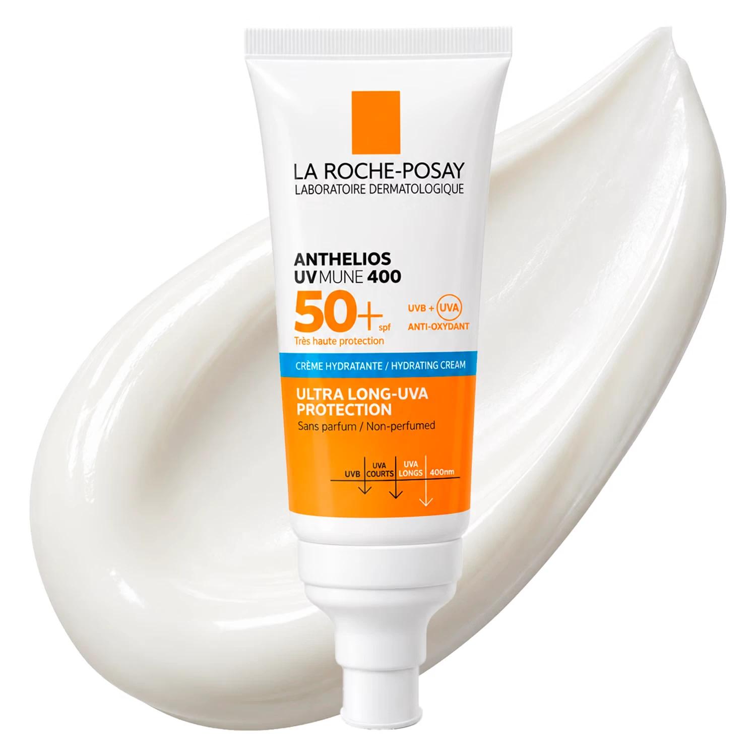 Protector Solar Facial La Roche Posay Anthelios UVMune 400 Hydrating Cream FPS50+ 50ml - Imagen 3