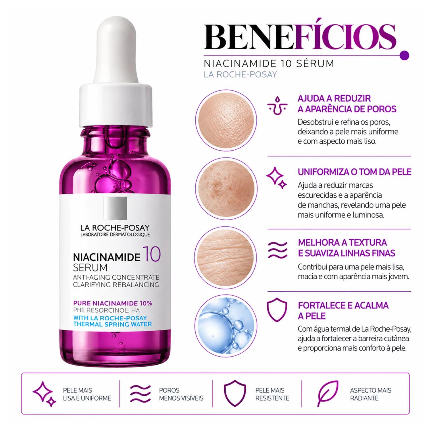 Sérum La Roche Posay Pure Niacinamide 10 30ml - Imagen 3