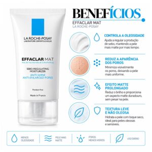 COS LA ROCHE POSAY CREME FACIAL EFFACLAR MAT 40ML 413025 - Imagen 3