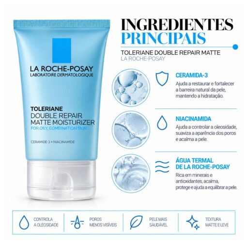 Alternative view of COS LA ROCHE POSAY CREME FACIAL DOUBLE REPAIR MATTE 782999