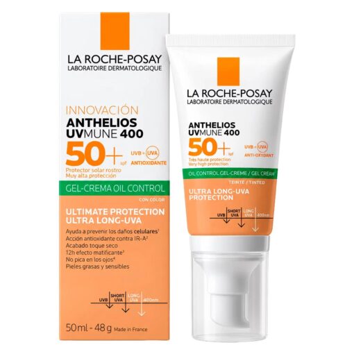 Protector Solar Facial La Roche-Posay Anthelios Oil Correct Gel-Cream FPS50+ 50ml