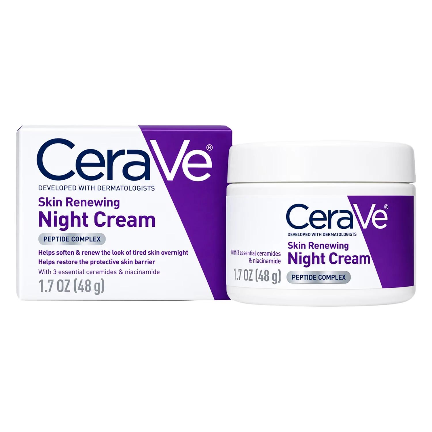 Creme Facial Cerave Skin Renewing Night Cream 50ml