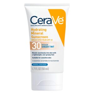 Protector Solar Facial CeraVe Mineral Tinted FPS30 50ml - Imagen 2