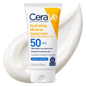 Protetor Solar Facial CeraVe Mineral Sunscreen FPS50 75ml - Imagen 3