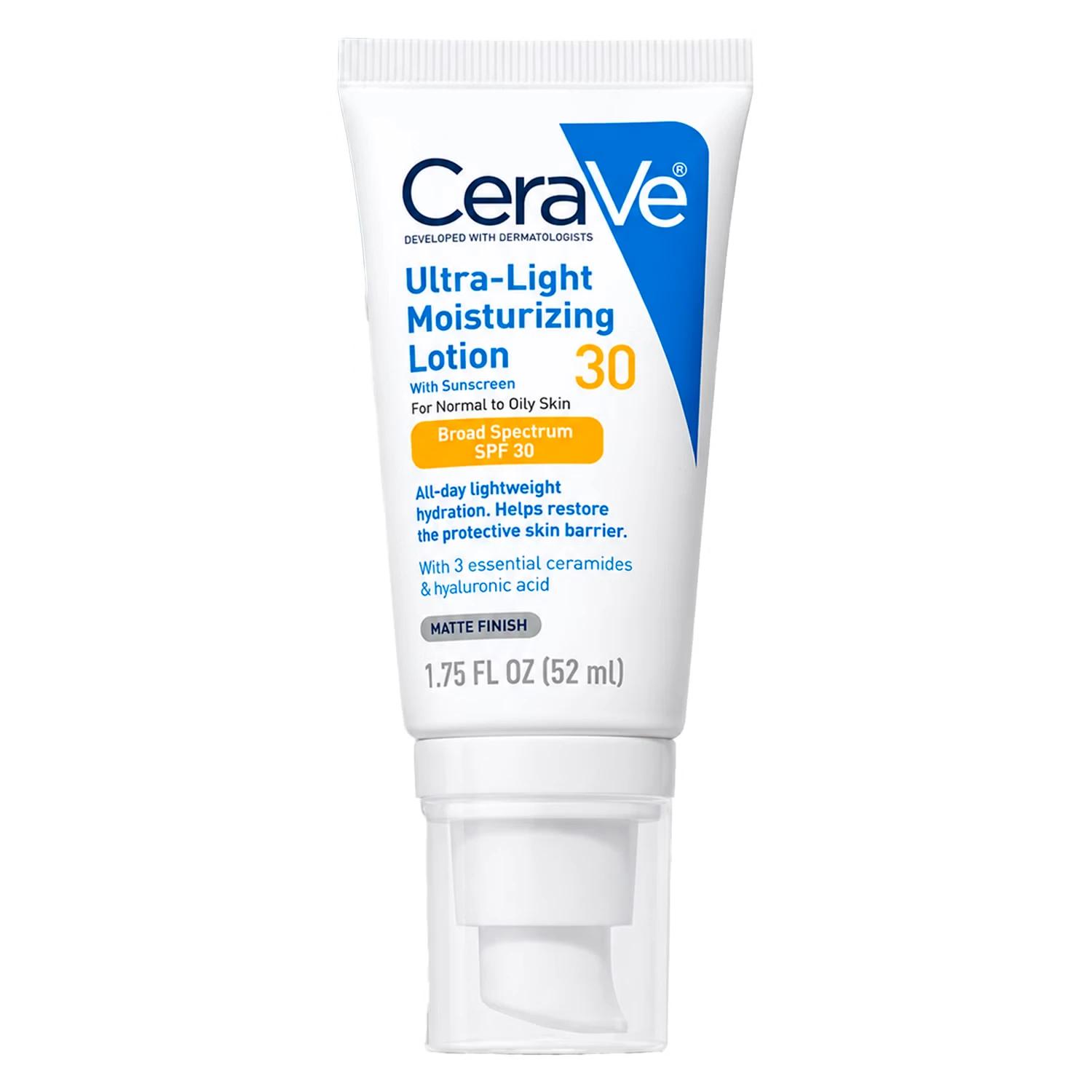 Protector Solar Facial CeraVe Ultra Light FPS30 50ml - Imagen 2