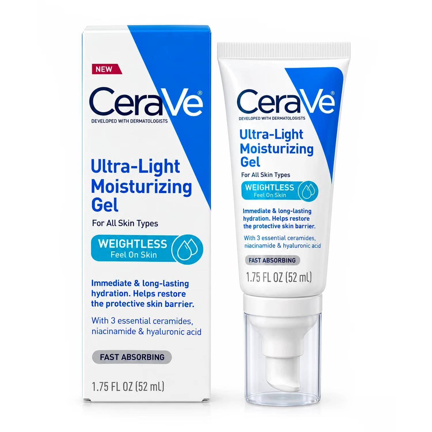 Creme Facial En Gel Cerave Ultra Light 52ml