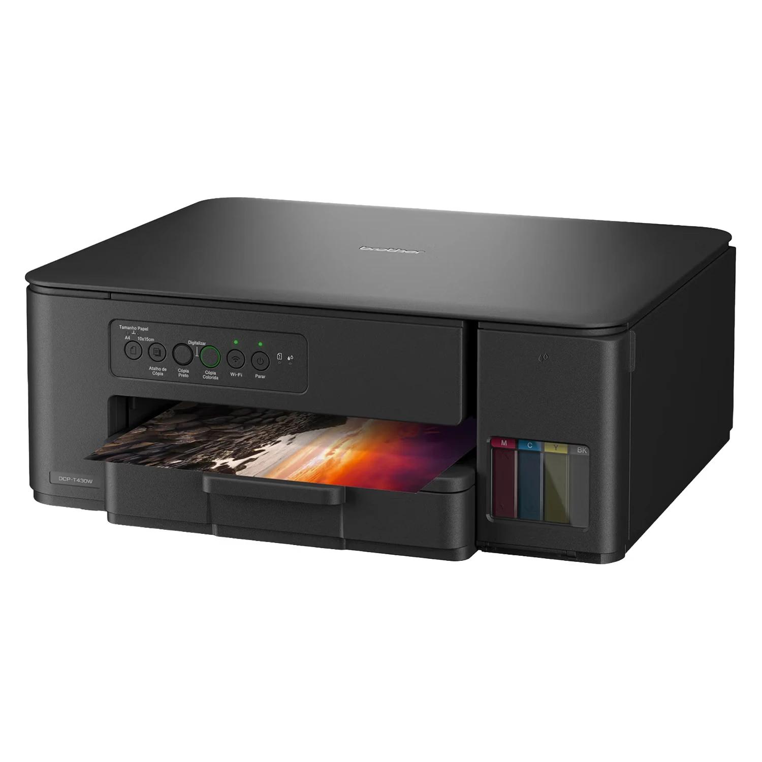 Alternative view of Impresora Multifuncional Brother DCP-T430W 3 En 1 WiFi 220V - Negro