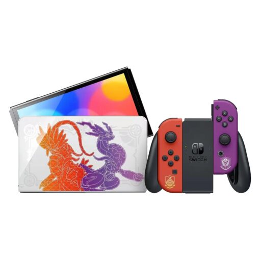 Consola Nintendo Switch Oled Pokémon Scarlet & Violet Edition 64gb - Rojo Y Morado (heg-s-keaaa/us)